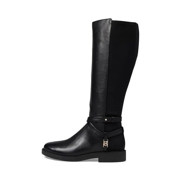 Michael Kors Abigail 40F4ABMB6L-001 Women's 9 Black Leather Riding Boots RHS2439 - Picture 6 of 10